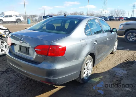 2012 Volkswagen Jetta 2.5L Se из США, поврежденный, VIN 3VWDX7AJ7CM307516